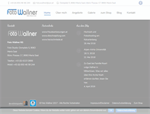 Tablet Screenshot of foto-wallner.at